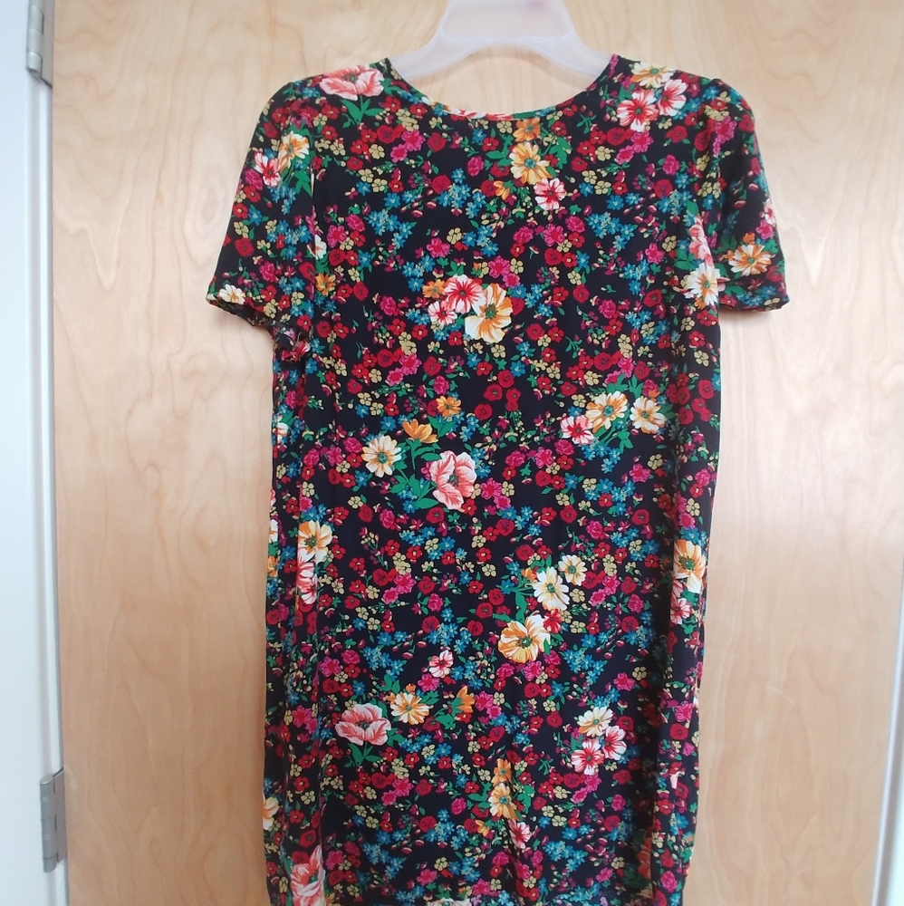 Floral Print Multi-Color Dress